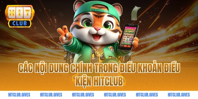 Các nội dung chính trong điều khoản điều kiện HITCLUB