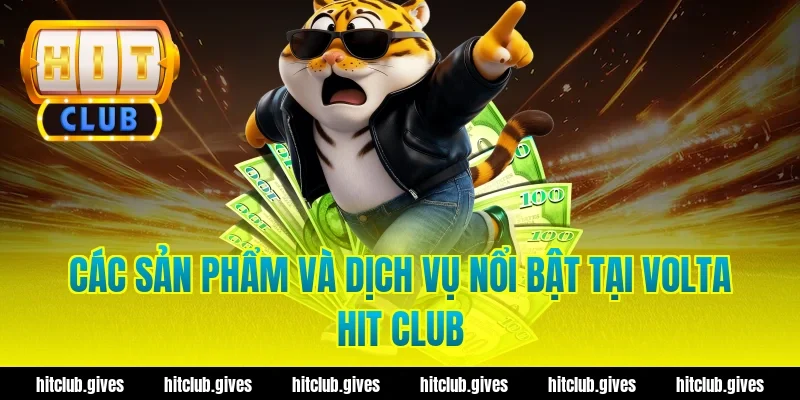 Các sản phẩm và dịch vụ nổi bật tại Volta hit club